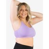 Leading Lady Women's The Serena - Wireless Racerback Cotton Sports Bra (514) - 3 of 4