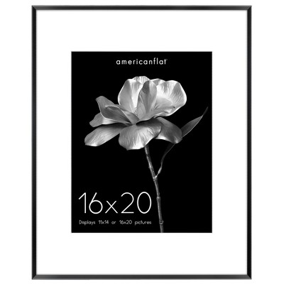 Americanflat Aluminum Picture Frame with Mat