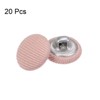 Unique Bargains Metal Shank Round Cloth Covered DIY Sewing Buttons 20 Pcs - 3 of 4