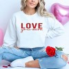 Simply Sage Market Women's Graphic Sweatshirt Love You More - 2 of 4