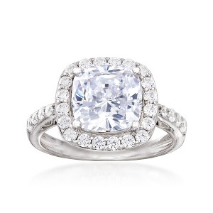 Ross-Simons 3.55 ct. t.w. CZ Ring in Sterling Silver - 1 of 4