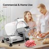 ROVSUN 8 inch Commercial Meat Slicer with Adjustable Thickness(0-13mm), Upgraded Carbon Steel Blade for Home and Commercial 13mm) - 3 of 4