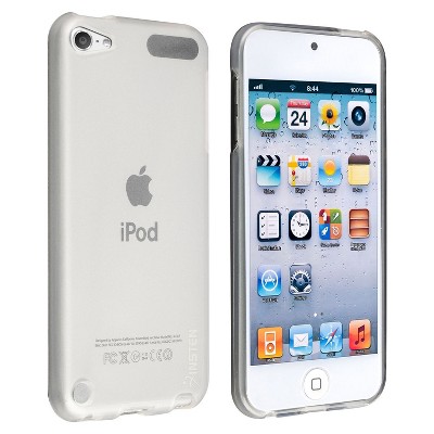 INSTEN TPU Rubber Skin Case compatible with Apple iPod touch 5th/6th Generation, Frost Clear White