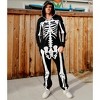 Tipsy Elves Halloween Skeleton Costume for Men - Comfy Easy Adult Onesie Jumpsuit - Men's Gold Skeleton Jumpsuit Halloween Costume Size Large - 2 of 4