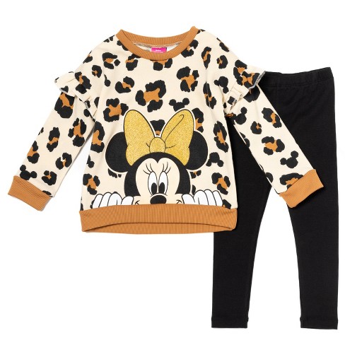 Mickey Mouse & Friends Minnie Mouse Toddler Girls Fleece 2 Pack Jogger Pants  Gray / Pink 2t : Target