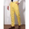 Lars Amadeus Men's Business Plaid Casual Slim Fit Checked Dress Trousers - 2 of 4