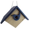 JCS Wildlife Classic Cedar & Recycled Poly Lumber Wren Birdhouse with Predator Guard Portal - 2 of 4