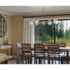 Urban Ambiance Luxury Minimalist Indoor Chandelier,  5-7/8''H x 14-3/4"W x 40''D,  Brushed Nickel Finish, UHP4450 - 2 of 4