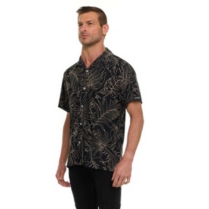 Canada Weather Gear Men’s ICE Fabric Camp Collar Shirt – 4-Way Super Stretch, Wrinkle Resistant, Moisture Wicking Travel Shirt - 1 of 4