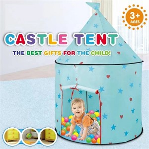 Kids Princess Tent, Children Play Princess Tent, Indoor Fabric Playhouse for Children Ages 3+ - 1 of 4