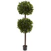 Nearly Natural 6-ft Sweet Bay Double Ball Topiary - image 2 of 2