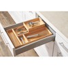 LunaLulinlk Bamboo Drawer Organizer 5pc Set, 17.9Wx 14.96Dx1.97H in, Natural Bamboo Color - 2 of 4