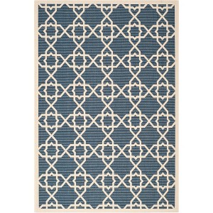 Courtyard CY6032 UV & Stain Resistant Non-Shedding Power Loomed Indoor/Outdoor Rugs - Safavieh - 1 of 4
