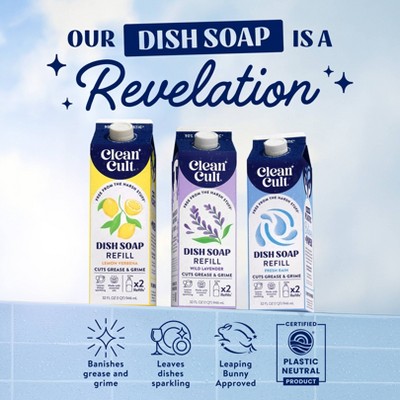 Cleancult Liquid Dish Soap Refill - Fresh Rain - Thumbnail 2