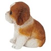 Design Toscano Red & White Cavalier King Charles Puppy Partner Collectible Dog Statue - Multicolored - 4 of 4