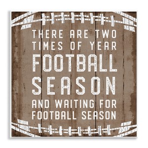 Stupell Industries Time of Year Football Season, 12" x 12" - 1 of 4