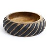 Gulches Decorative Bowls: Handmade Wooden Bowl with Black Accent - 2 of 4