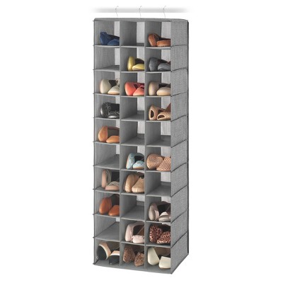 Whitmor Hanging Shoe Shelves Gray