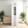 Tall Bathroom Storage Cabinet, 71" Freestanding Floor Cabinet with Drawer, Doors & 4 Adjustable Shelves, Freestanding Organizer - 4 of 4
