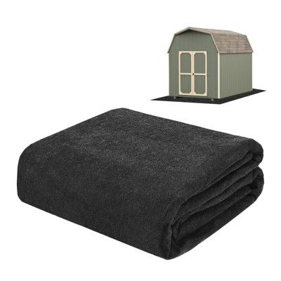 Unique Bargains Waterproof Felt Outdoor Storage Shed Flooring Mat Gray 1 Pc
