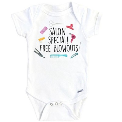 Salon Blowouts Onesie® Baby Boy Girl Clothes Infant Bodysuit Funny Cute Newborn GS1