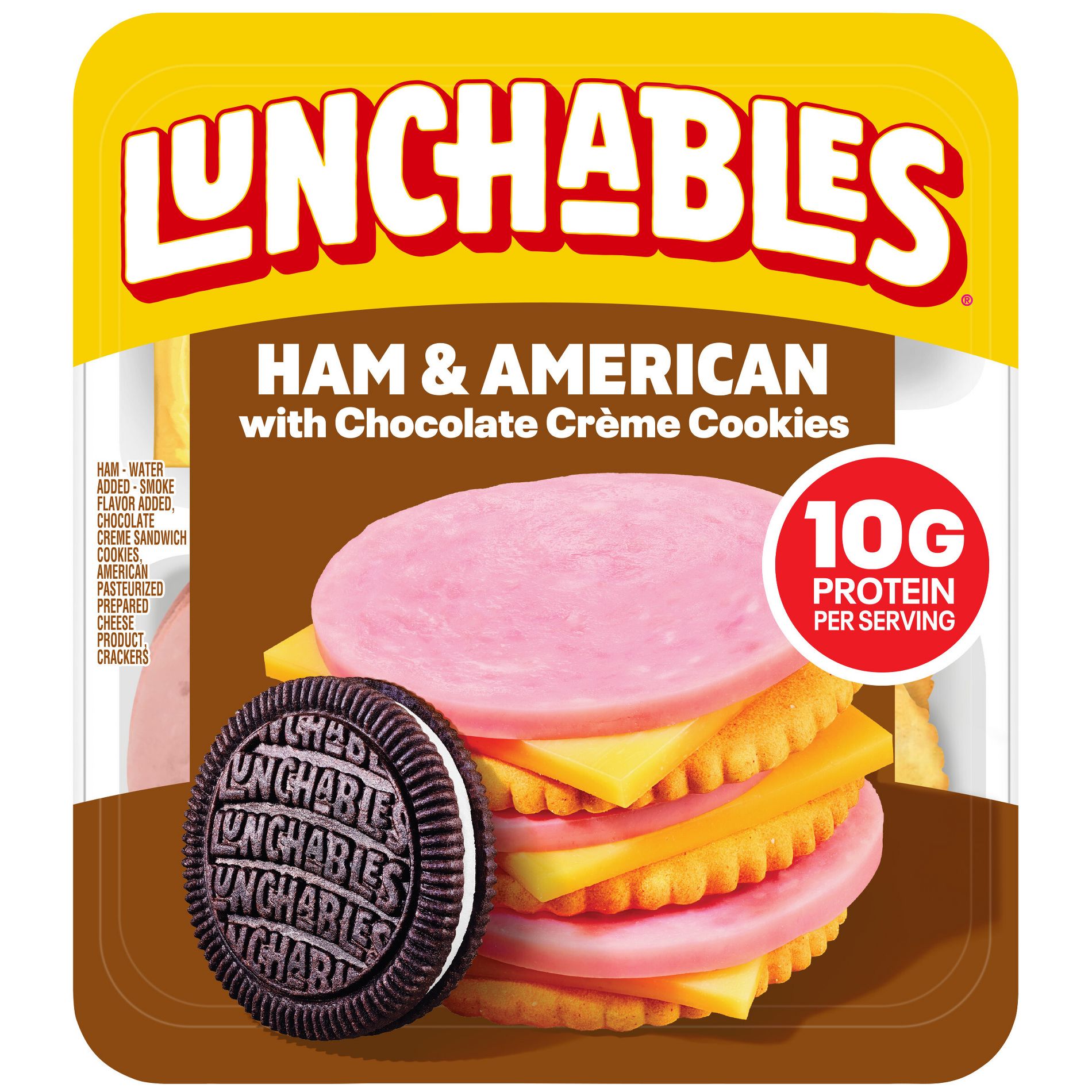 Lunchables Ham & American Cheese - 3.2oz