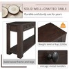 KWPZQEB Console Table, 2-Tier Sofa Table with 4 Drawers and Bottom Shelf, Farmhouse Entryway Table for Hallway & Living Room - 4 of 4