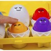 Peek and Sort Eggs Toy, Stacking and Matching Activity for Hand-Eye Coordination Ages 1+ - 4 of 4