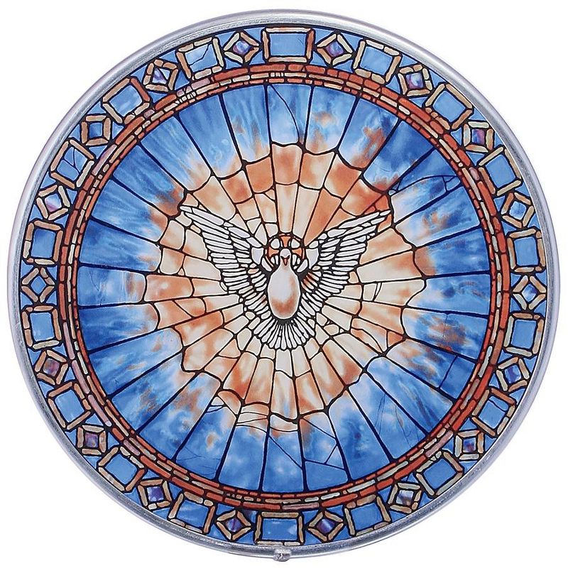 Design Toscano Tiffany's The Holy Spirit, 1895 Art Glass, 1 of 8