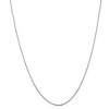 Black Bow Jewelry 1mm Sterling Silver, Solid Cable Chain Necklace - 3 of 4