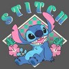 Girl's Lilo & Stitch Distressed Checkerboard Stitch T-Shirt - 2 of 4