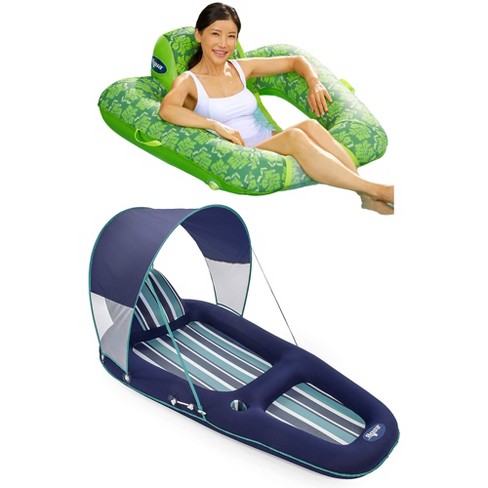 Inflatable lounge chair discount pool