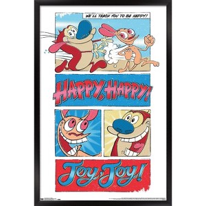 Trends International Nickelodeon Ren And Stimpy Framed Wall Poster Prints - 1 of 4