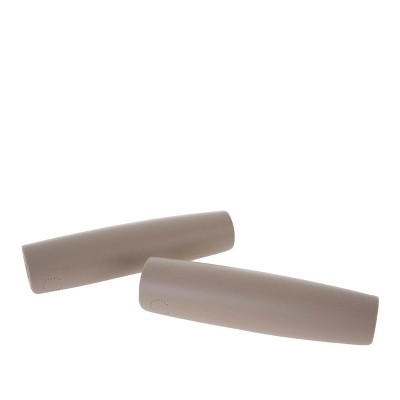 Curtis Stone 2-pack Silicone Handle Covers Refurbished Brown