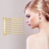 Unique Bargains No Slip Hair Side Combs Accessories Metal Comb Hair Clips 12 Pcs - 3 of 4