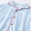 Toddler Girls' 2pc Long Sleeve Brushed Jersey Coat Pajama Set - Cloud Island™ - 3 of 4