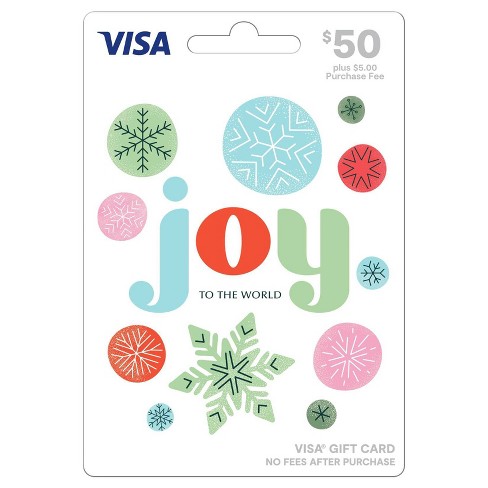 Visa $50 Gift Card (plus $4.95 Purchase Fee)