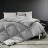 APSMILE Queen Size Feather Down Comforter-All Season Duvet Insert-Bed Comforter with Piping-Hotel Bedding Comforters 90"x90" - 3 of 4