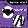 Joyfy 5 Ft Spider Halloween Outdoor Decorations, Scary Hairy Spider Plush Spider for Yard Patio Lawn Garden Window Creepy Halloween Decor Props - 4 of 4