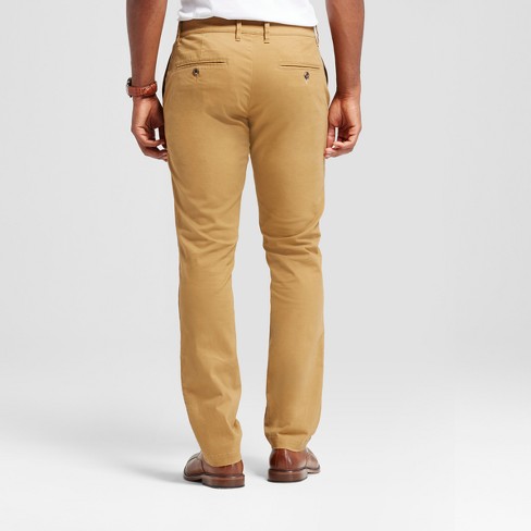 Men's Athletic Fit Hennepin Chino Pants Goodfellow & CoT Light Brown 38x34 Men's Athletic Fit Hennepin Chino Pants Goodfellow & CoT Light Brown 38x34