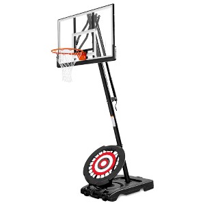 IE Sports Portable Basketball Hoop, Adjustable Height - 1 of 4