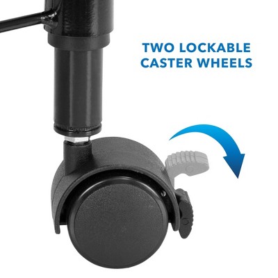 Steel 3-Tier Large Printer Cart with Wheels