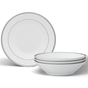 Noritake Regina Platinum Set of 4 Soup Bowls - 1 of 4