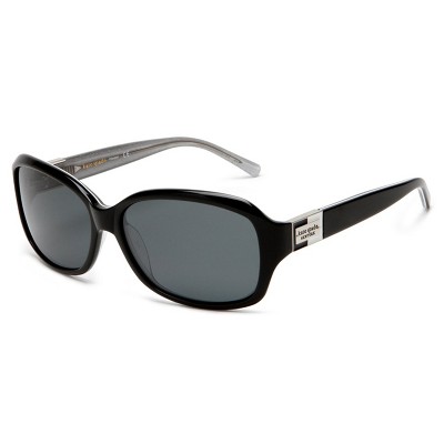 Kate Spade Annika/S JBHP Mens Rectangle Polarized Sunglasses Black 60mm