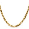 Chisel Stainless Steel Polished Yellow IP-plated 5mm 22" Wheat Chain Necklace - 3 of 4