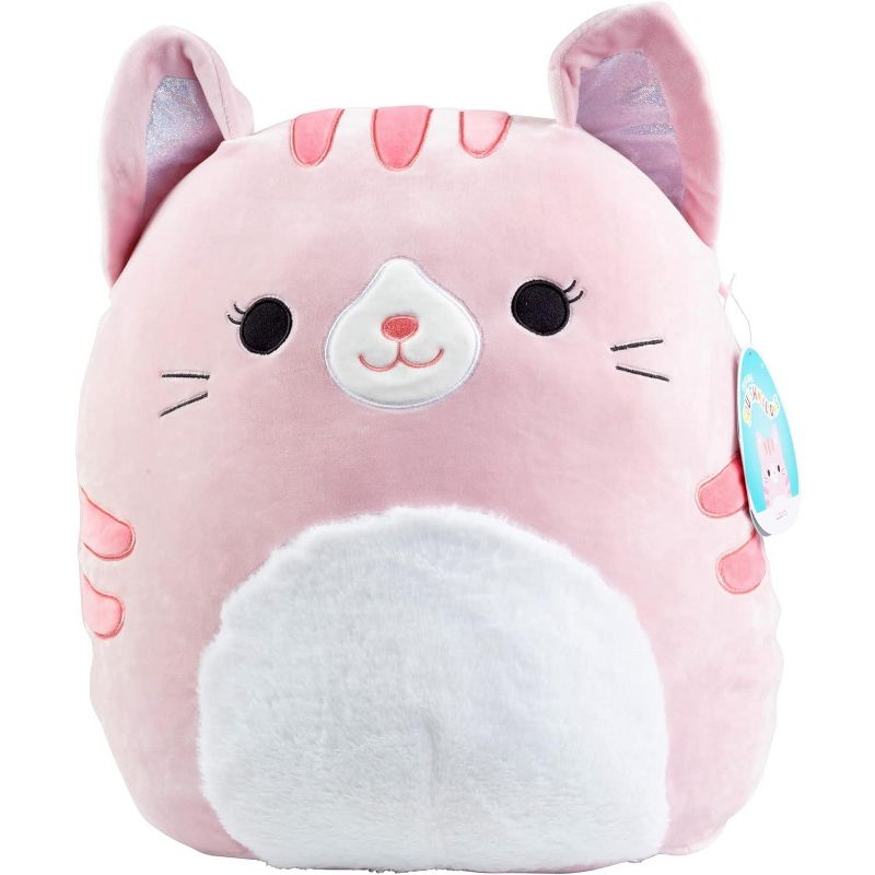 Squishmallows Large 16" Laura The Cat Plush - Official Kellytoy - Soft and Squishy Stuffed Animal Toy - Gift for Kids, 1 of 4