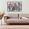 Stupell Industries Expressive Blooming Roses Floating Frame Canvas Art, Brown, 31" x 21" - 3 of 4