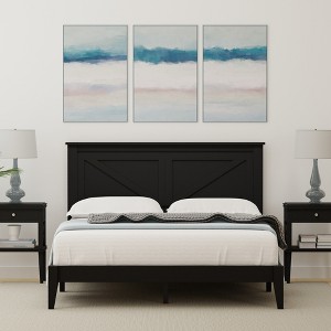 Glenwillow Home Farmhouse Solid Wood Platform Bed - 1 of 4