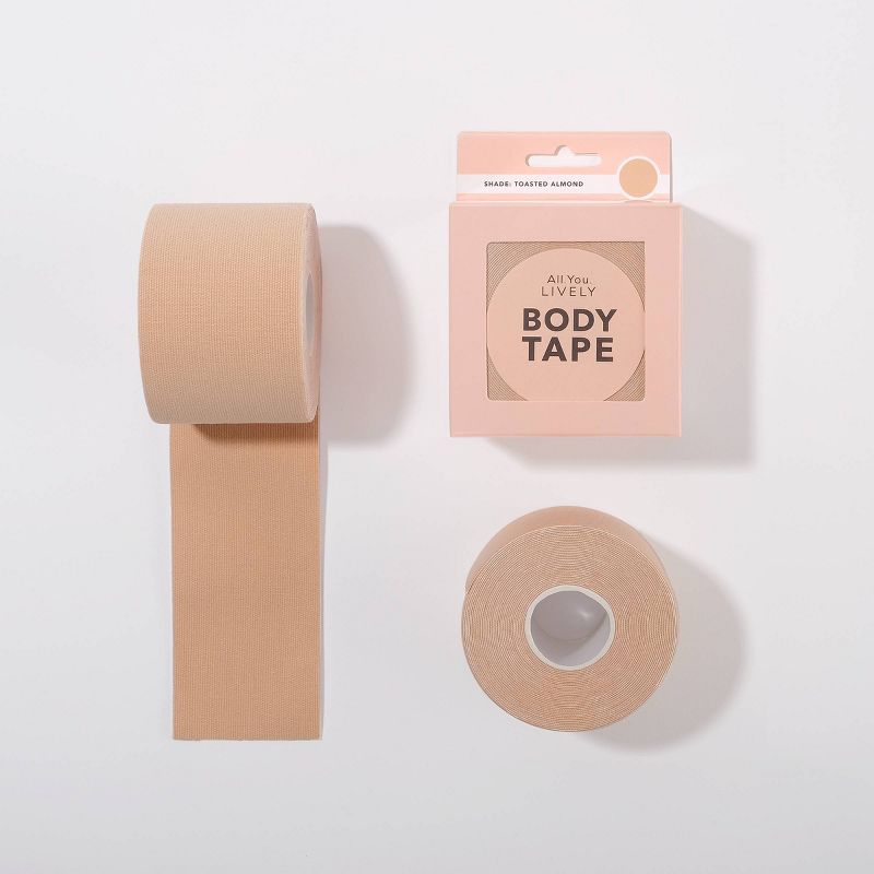 All.You.LIVELY Women's Adhesive Strapless Backless Body Tape Roll, 1 of 6
