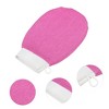 Unique Bargains Bathroom Rayon Shower Gloves 8.86"x6.02" 1 Pc - 3 of 4